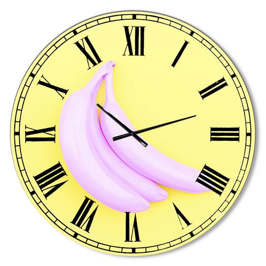 Designart 'Gold Checkered Pattern Ii Mid-Century Modern Wall Clock